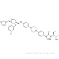 D-threo-Pentitol,2,5-anhydro-1,3,4-trideoxy-2-C-(2,4-difluorophenyl)-4-[[4-[4-[4-[1-[(1S,2S)-1-ethyl-2-hydroxypropyl]-1,5-dihydro-5-oxo-4H-1,2,4-triazol-4-yl]phenyl]-1-piperazinyl]phenoxy]methyl]-1-(1H-1,2,4-triazol-1-yl)- CAS 171228-49-2 